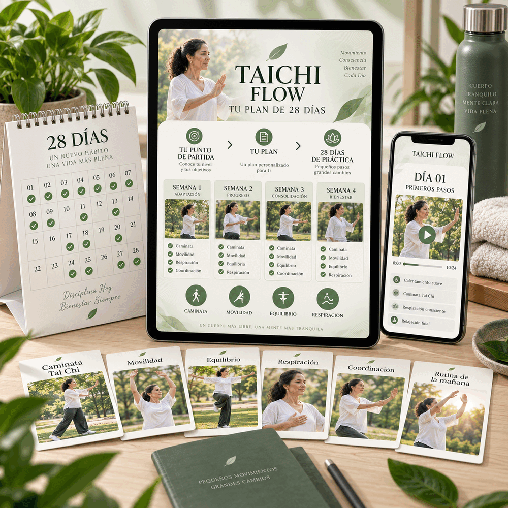 Plan personalizado de TaiChi Flow en pantalla